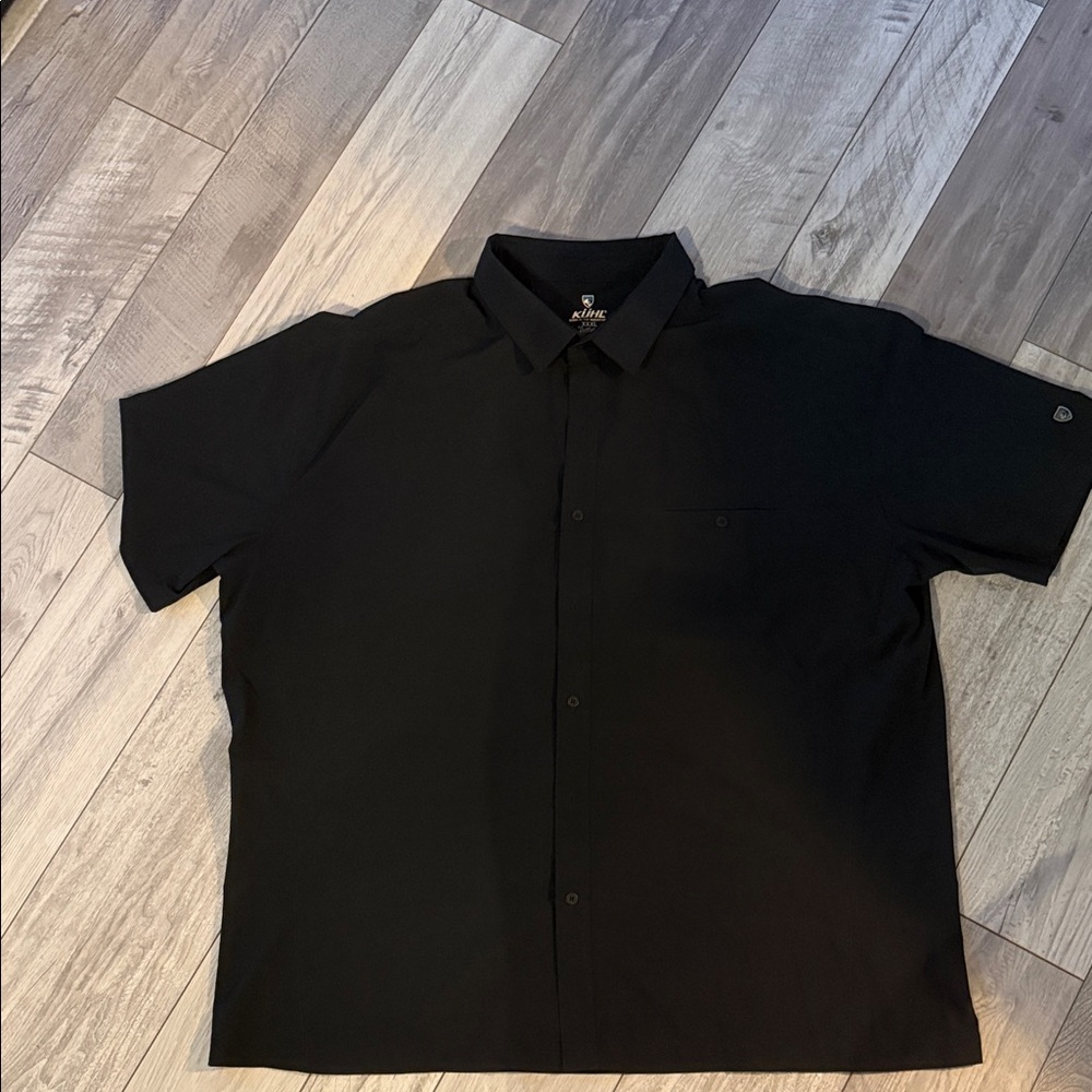 Men's Black Short Sleeve KUHL Shirt